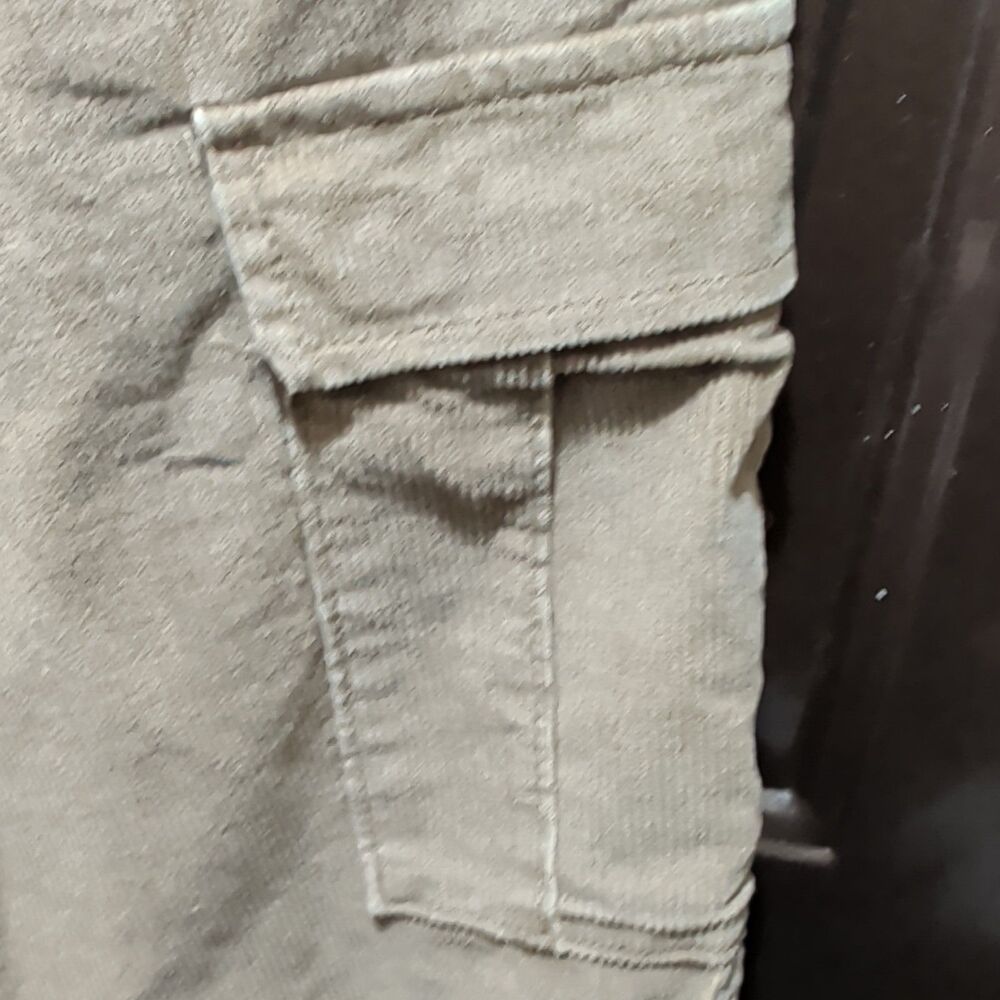 Aéropostale Aero Beige Corduroy Cargo Jogger Pants XS 28" Waist Tapered - Picture 4 of 7